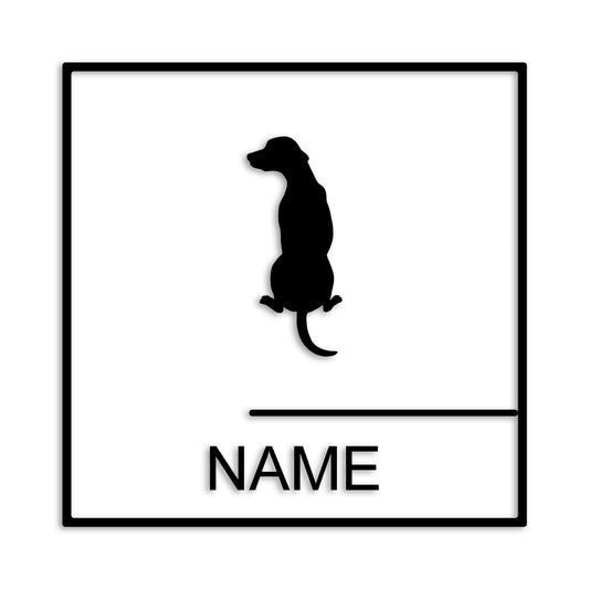 ダルメシアン 文字入れ可能 ペット 犬 カッティング ステッカー (st-144-47)