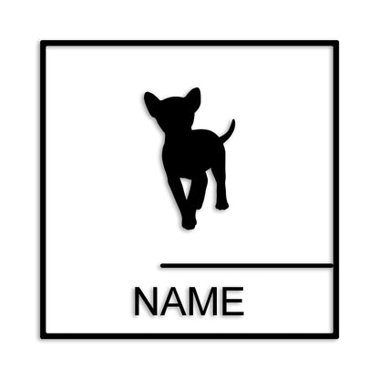 バセンジー 文字入れ可能 ペット 犬 カッティング ステッカー (st-144-71)