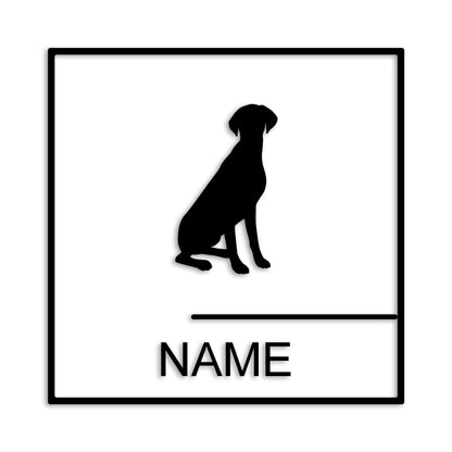 ポインター 文字入れ可能 ペット 犬 カッティング ステッカー (st-144-91)