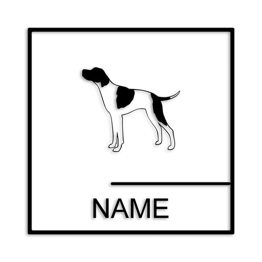 ポインター 文字入れ可能 ペット 犬 カッティング ステッカー (st-144-93)