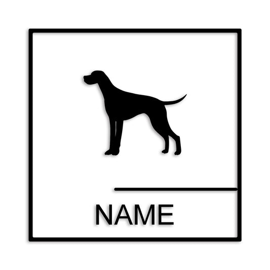 ポインター 文字入れ可能 ペット 犬 カッティング ステッカー (st-144-94)