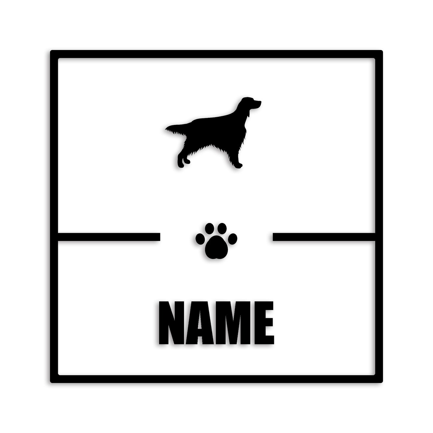 アイリッシュセッター 文字入れ可能 ペット 犬 カッティング ステッカー (st-145-1)