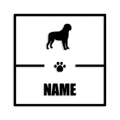 マスティフ 文字入れ可能 ペット 犬 カッティング ステッカー (st-145-103)