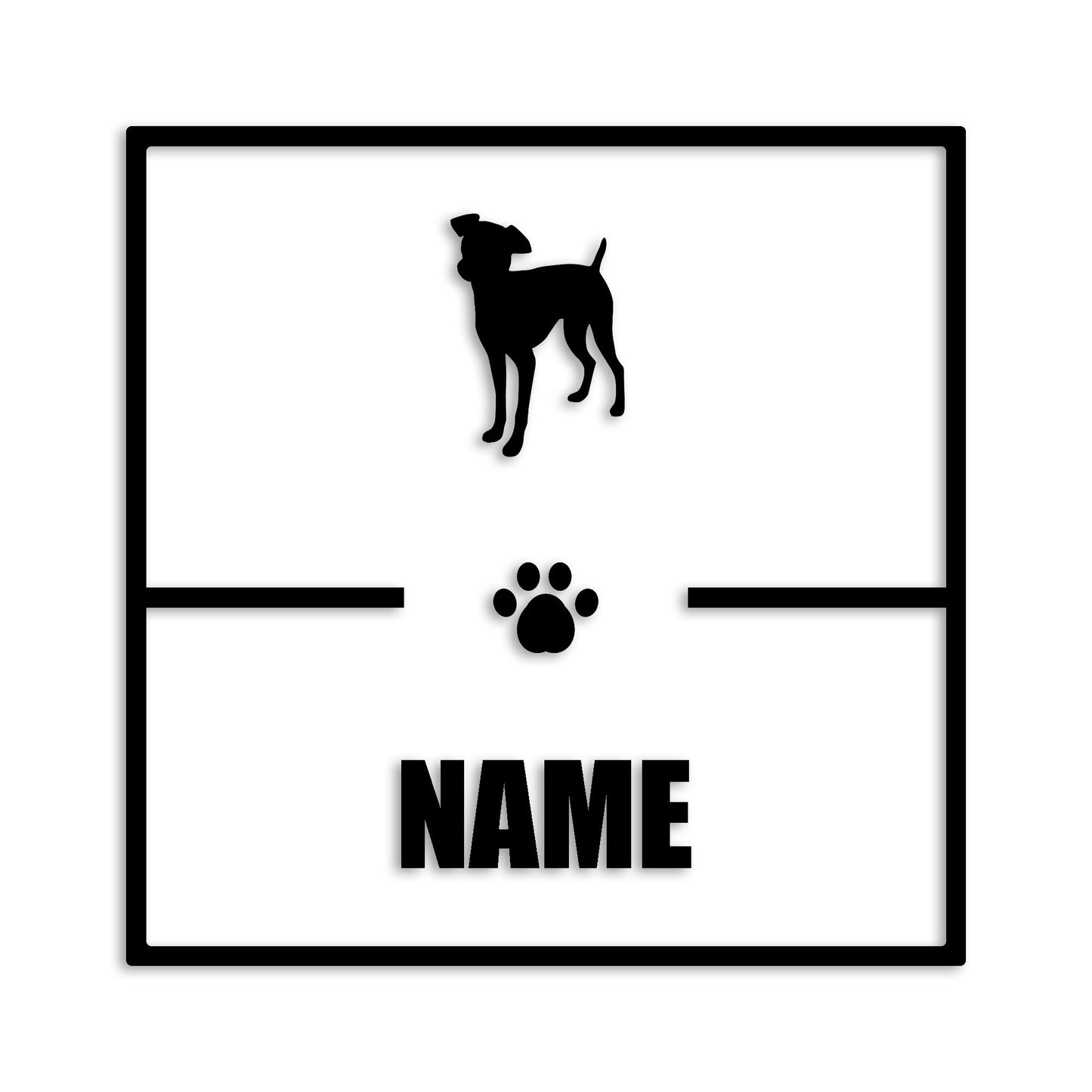 ミニチュアピンシャー 文字入れ可能 ペット 犬 カッティング ステッカー (st-145-109)