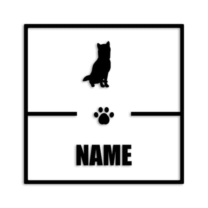 柴犬 文字入れ可能 ペット 犬 カッティング ステッカー (st-145-125)