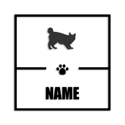 アメリカンボブテイル 文字入れ可能 ペット 猫 カッティング ステッカー (st-145-138)