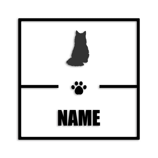 ソマリ 文字入れ可能 ペット 猫 カッティング ステッカー (st-145-157)