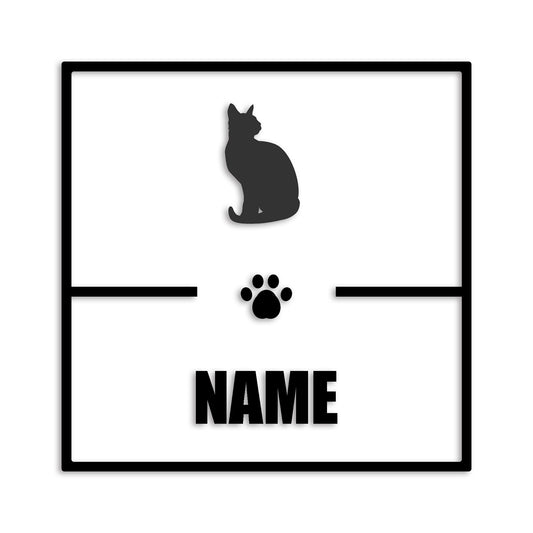 トンキニーズ 文字入れ可能 ペット 猫 カッティング ステッカー (st-145-160)