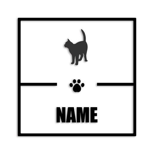 トンキニーズ 文字入れ可能 ペット 猫 カッティング ステッカー (st-145-161)