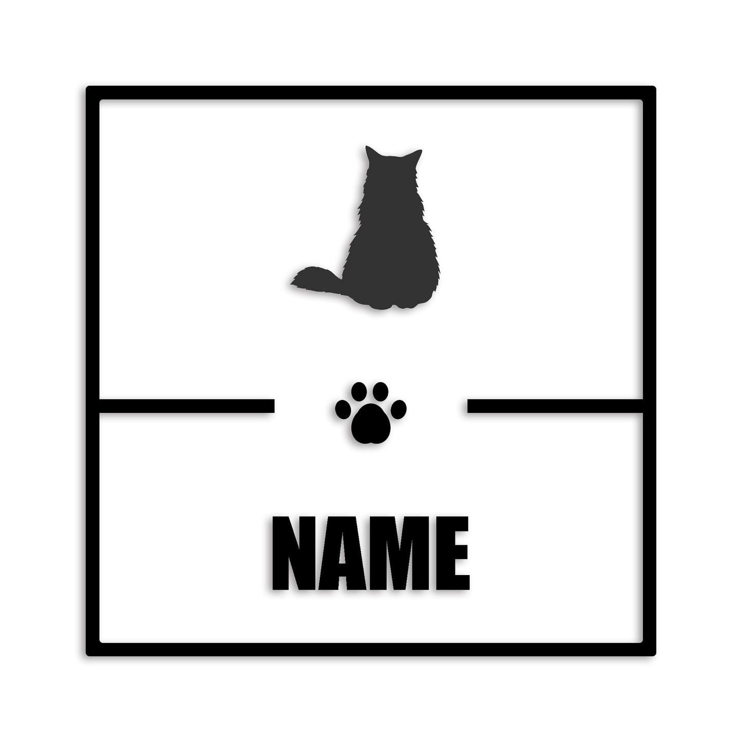 ノルウェージャンフォレストキャット 文字入れ可能 ペット 猫 カッティング ステッカー (st-145-162)