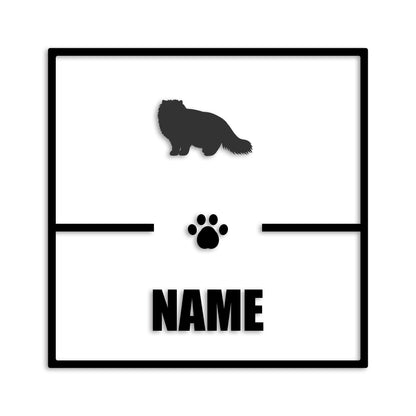 ヒマラヤン 文字入れ可能 ペット 猫 カッティング ステッカー (st-145-166)