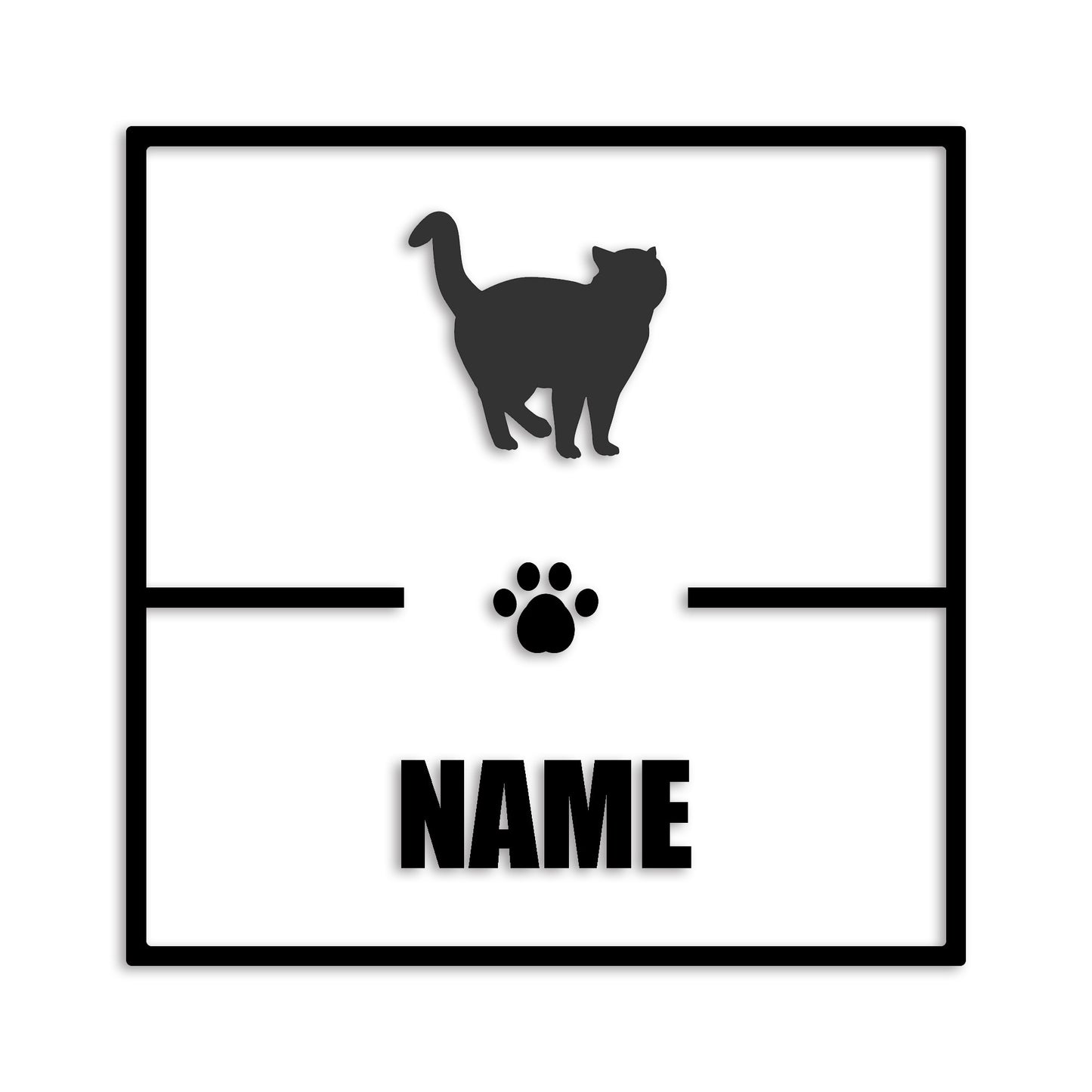 ブリティッシュショートヘア 文字入れ可能 ペット 猫 カッティング ステッカー (st-145-167)