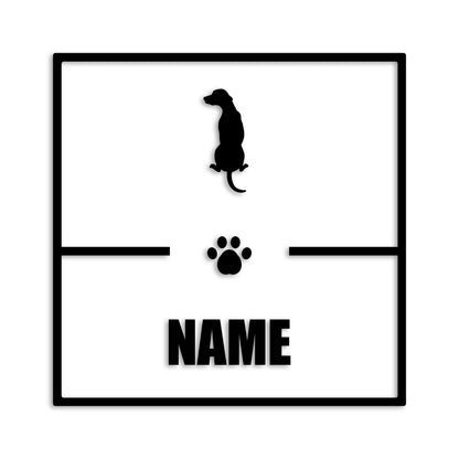 ダルメシアン 文字入れ可能 ペット 犬 カッティング ステッカー (st-145-47)