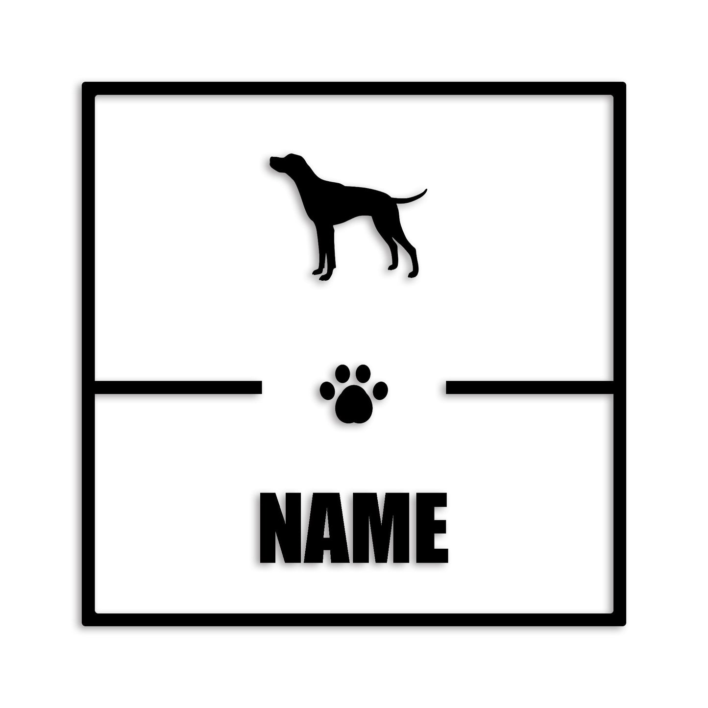 ポインター 文字入れ可能 ペット 犬 カッティング ステッカー (st-145-92)