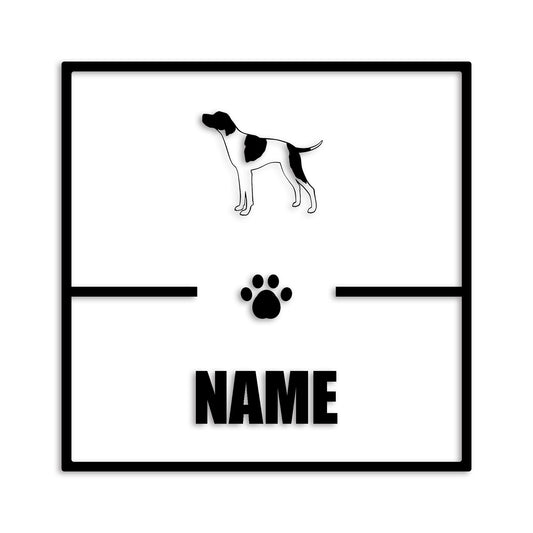 ポインター 文字入れ可能 ペット 犬 カッティング ステッカー (st-145-93)