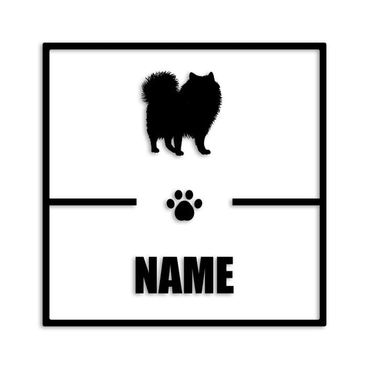 ポメラニアン 文字入れ可能 ペット 犬 カッティング ステッカー (st-145-99)