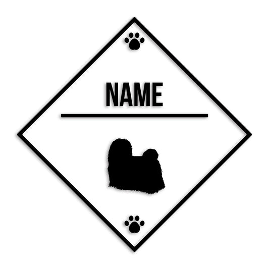 マルチーズ 文字入れ可能 ペット 犬 カッティング ステッカー (st-146-106)