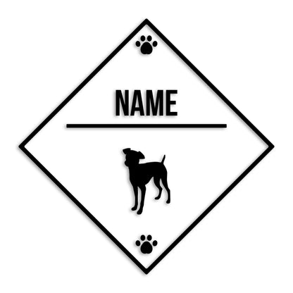 ミニチュアピンシャー 文字入れ可能 ペット 犬 カッティング ステッカー (st-146-109)