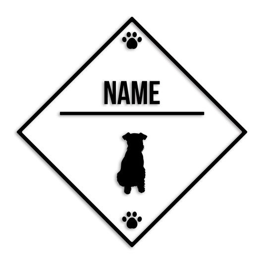 ウェルシュテリア 文字入れ可能 ペット 犬 カッティング ステッカー (st-146-12)