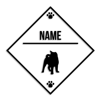 秋田犬 文字入れ可能 ペット 犬 カッティング ステッカー (st-146-126)