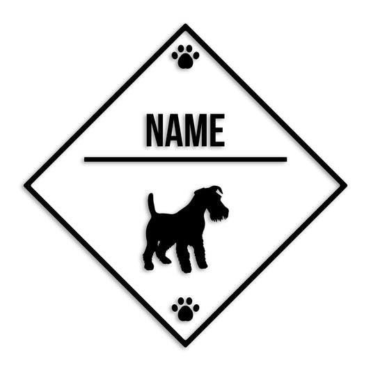 ウェルシュテリア 文字入れ可能 ペット 犬 カッティング ステッカー (st-146-13)