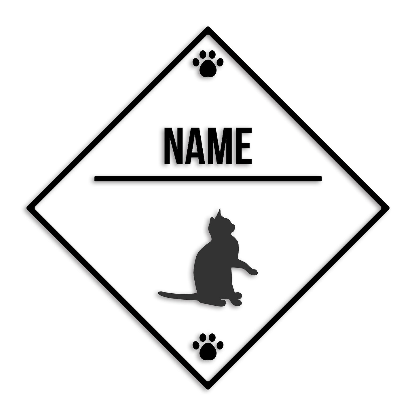 エジプシャンマウ 文字入れ可能 ペット 猫 カッティング ステッカー (st-146-141)