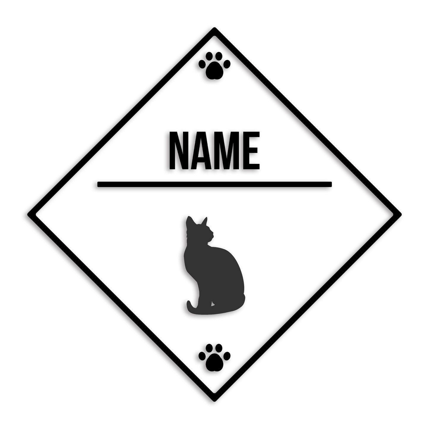 トンキニーズ 文字入れ可能 ペット 猫 カッティング ステッカー (st-146-160)