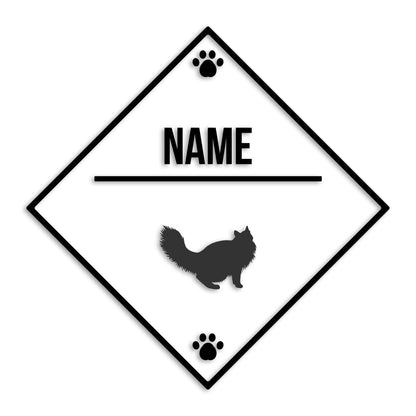 ノルウェージャンフォレストキャット 文字入れ可能 ペット 猫 カッティング ステッカー (st-146-163)