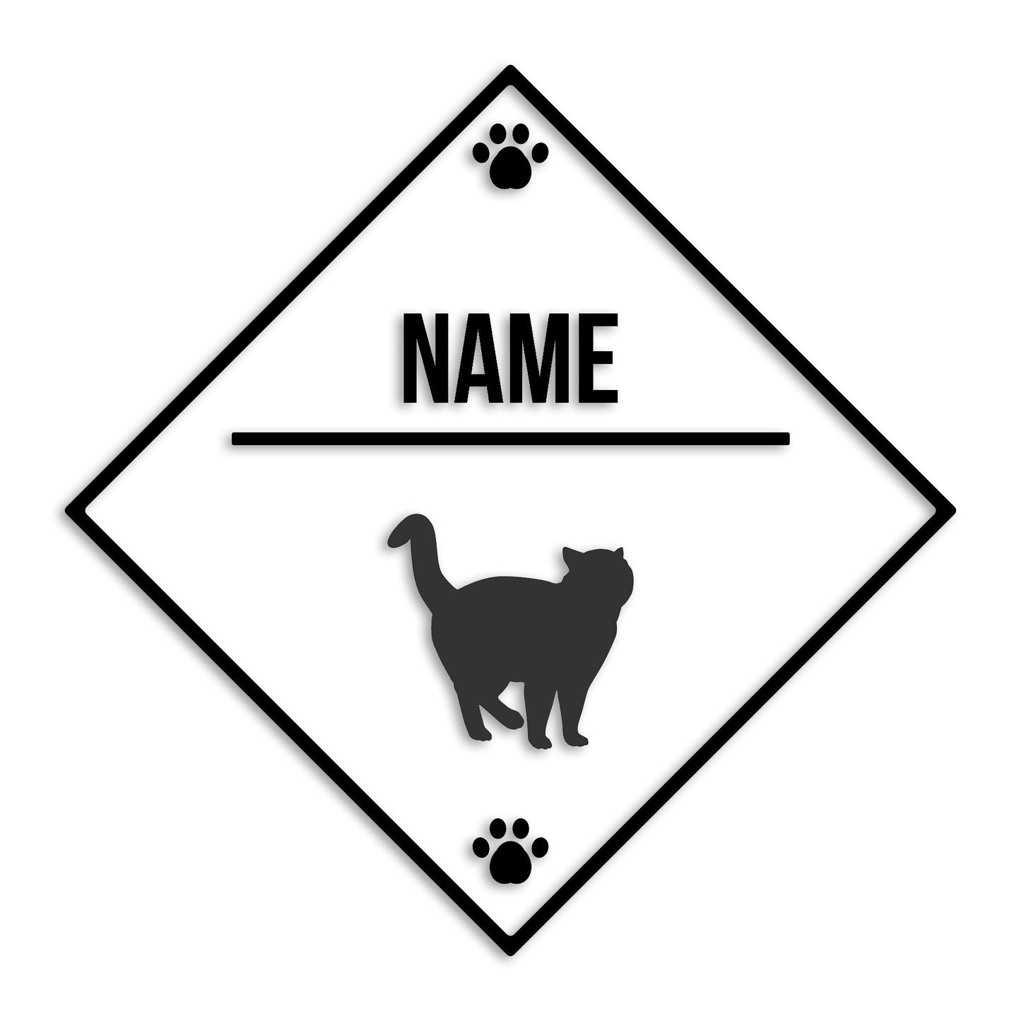 ブリティッシュショートヘア 文字入れ可能 ペット 猫 カッティング ステッカー (st-146-167)