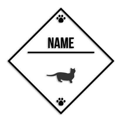 マンチカン 文字入れ可能 ペット 猫 カッティング ステッカー (st-146-172)