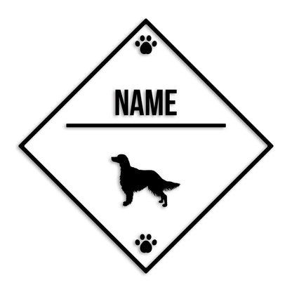 アイリッシュセッター 文字入れ可能 ペット 犬 カッティング ステッカー (st-146-2)