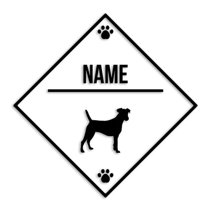 スムースフォックステリ 文字入れ可能 ペット 犬 カッティング ステッカー (st-146-39)