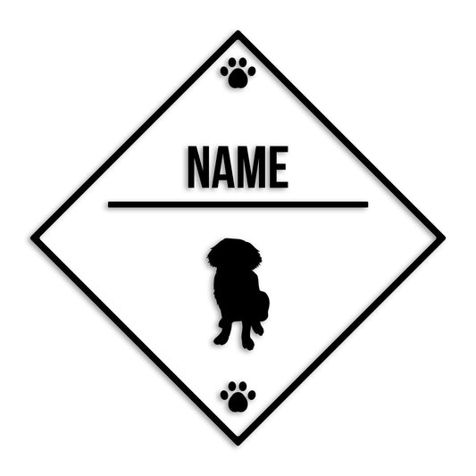 セントバーナード 文字入れ可能 ペット 犬 カッティング ステッカー (st-146-42)