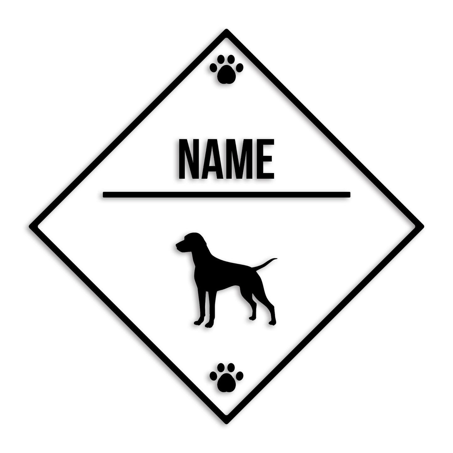 ダルメシアン 文字入れ可能 ペット 犬 カッティング ステッカー (st-146-45)