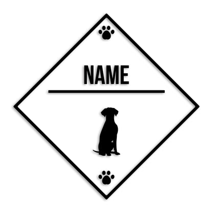 ダルメシアン 文字入れ可能 ペット 犬 カッティング ステッカー (st-146-46)