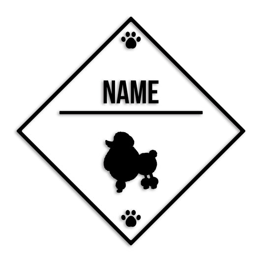 トイプードル 文字入れ可能 ペット 犬 カッティング ステッカー (st-146-57)