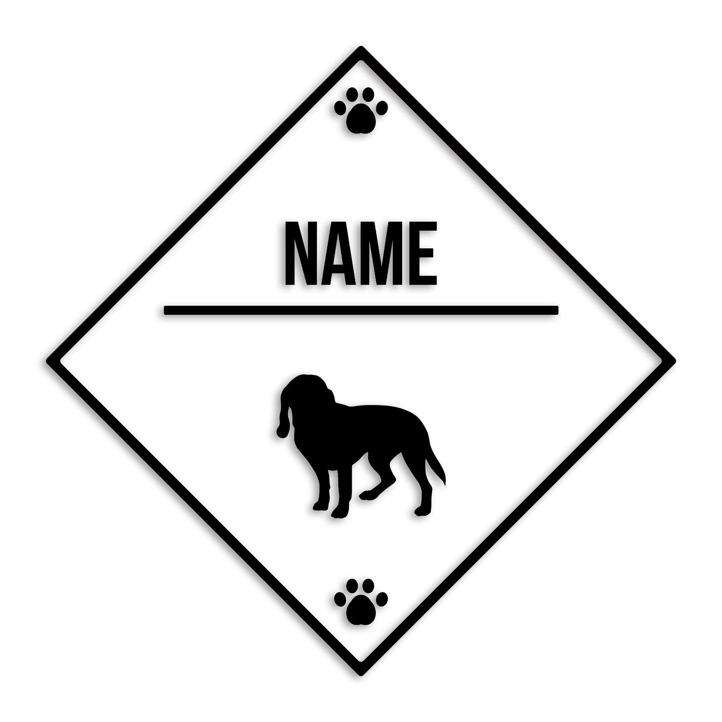 ビーグル 文字入れ可能 ペット 犬 カッティング ステッカー (st-146-76)