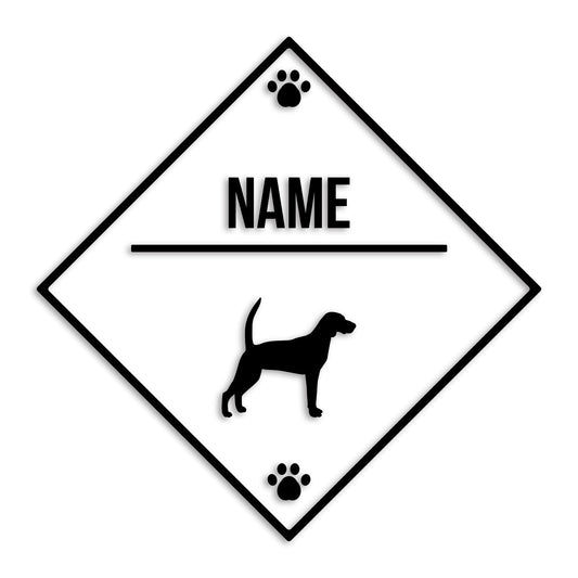 ビーグル 文字入れ可能 ペット 犬 カッティング ステッカー (st-146-81)