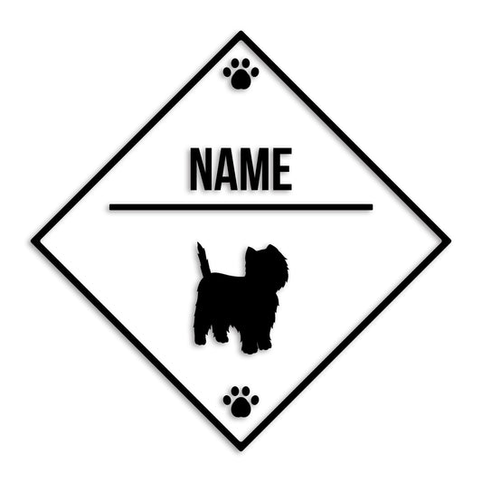 ウエストハイランドテリア 文字入れ可能 ペット 犬 カッティング ステッカー (st-146-9)