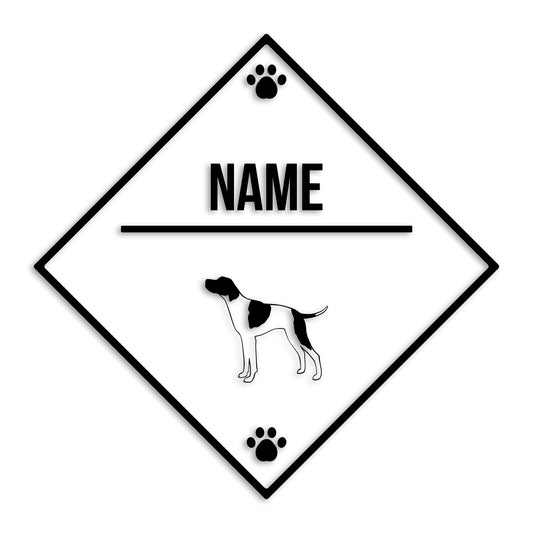 ポインター 文字入れ可能 ペット 犬 カッティング ステッカー (st-146-93)