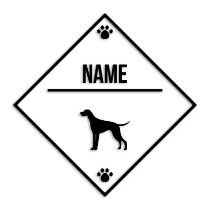 ポインター 文字入れ可能 ペット 犬 カッティング ステッカー (st-146-94)