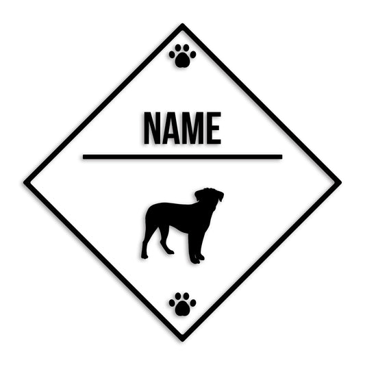 ボーダーテリア 文字入れ可能 ペット 犬 カッティング ステッカー (st-146-95)