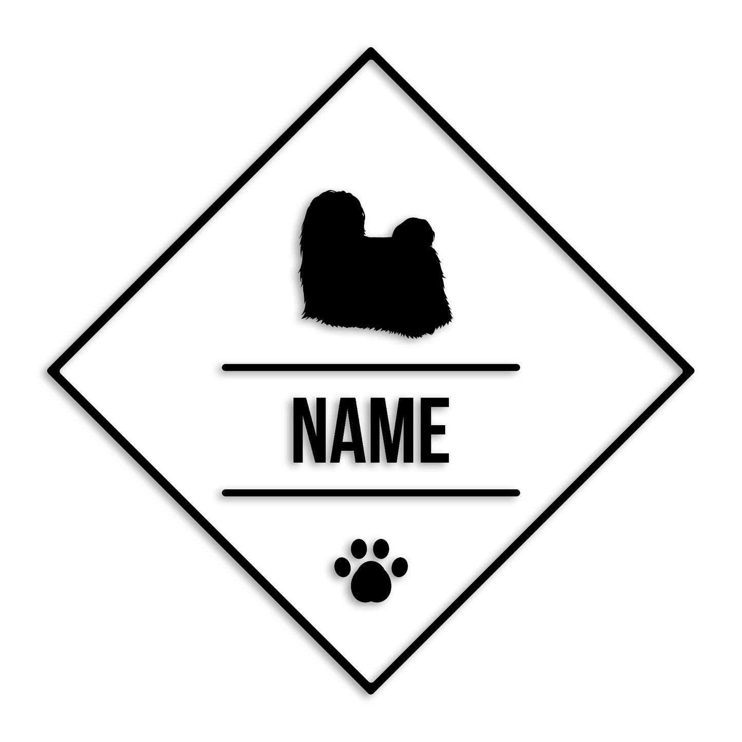 マルチーズ 文字入れ可能 ペット 犬 カッティング ステッカー (st-147-106)