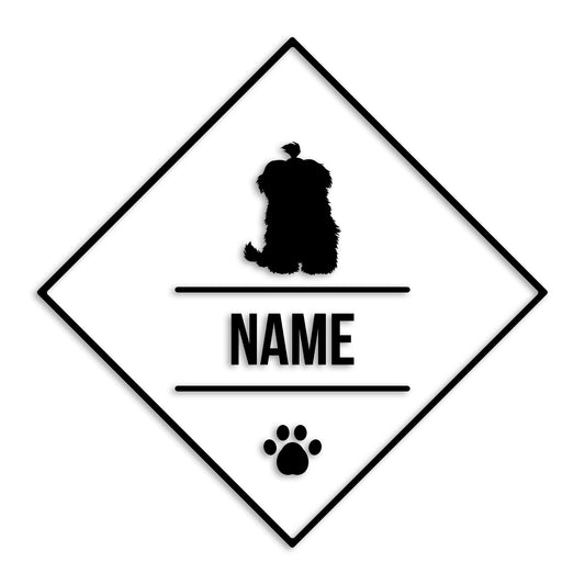 マルチーズ 文字入れ可能 ペット 犬 カッティング ステッカー (st-147-107)