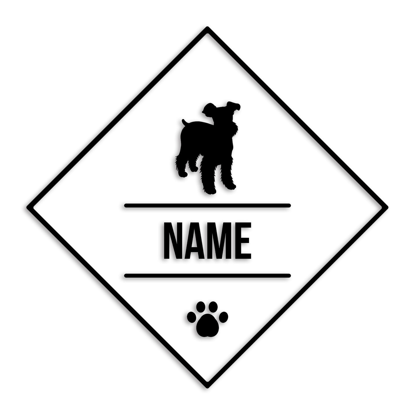 ミニチュアシュナウザー 文字入れ可能 ペット 犬 カッティング ステッカー (st-147-108)