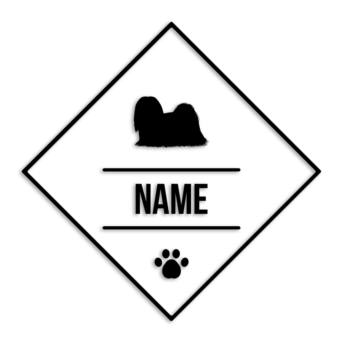 ラサアプソ 文字入れ可能 ペット 犬 カッティング ステッカー (st-147-114)