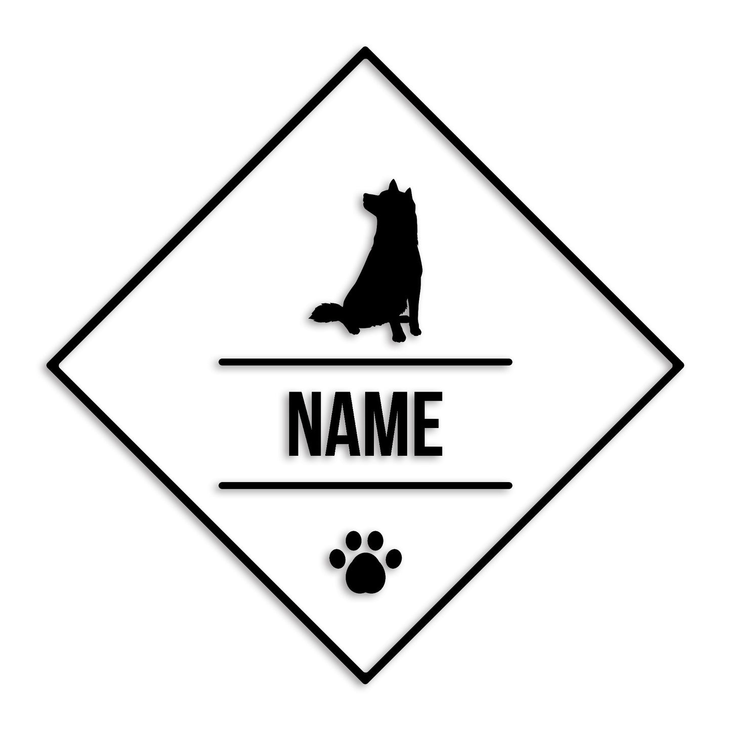 柴犬 文字入れ可能 ペット 犬 カッティング ステッカー (st-147-120)