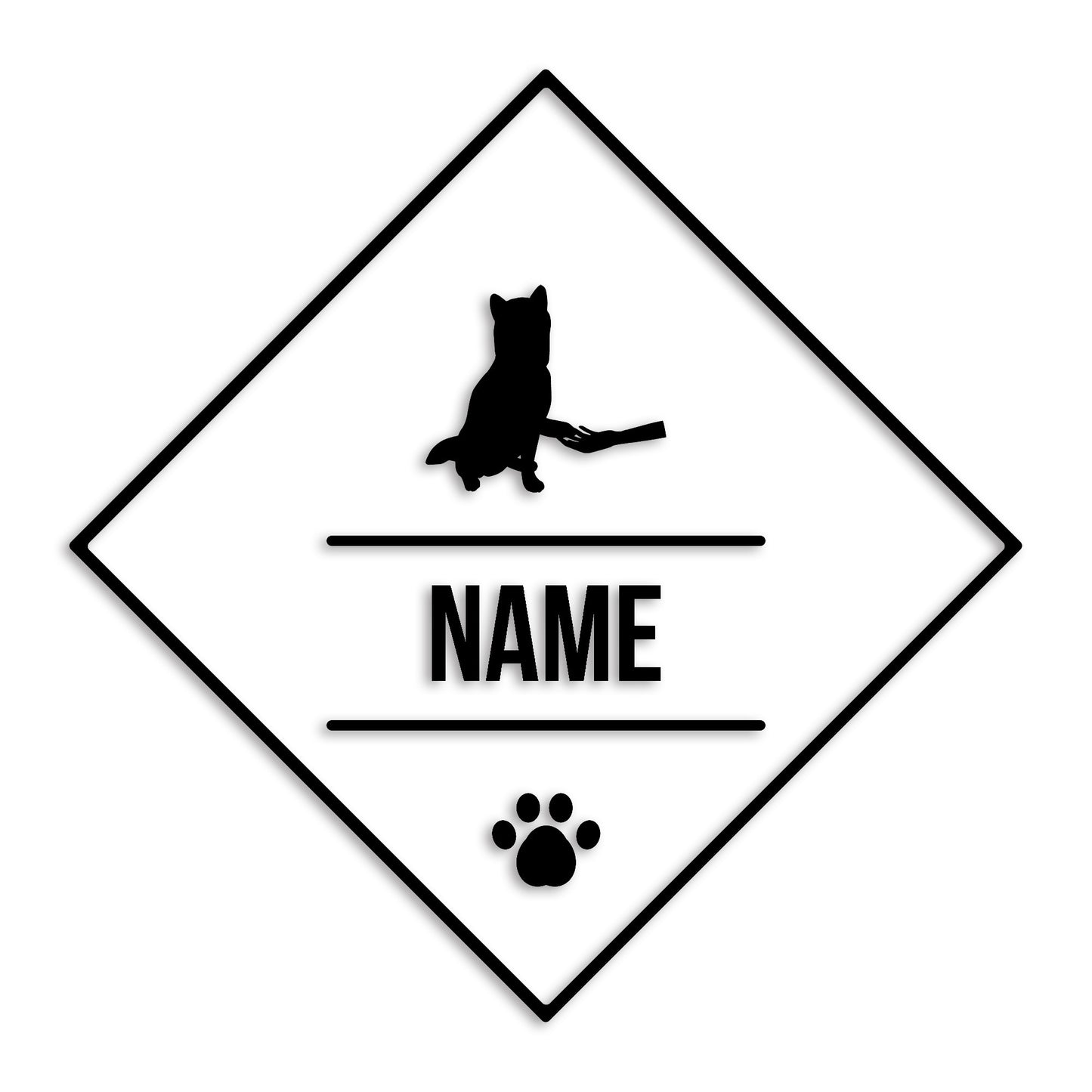 柴犬 文字入れ可能 ペット 犬 カッティング ステッカー (st-147-124)