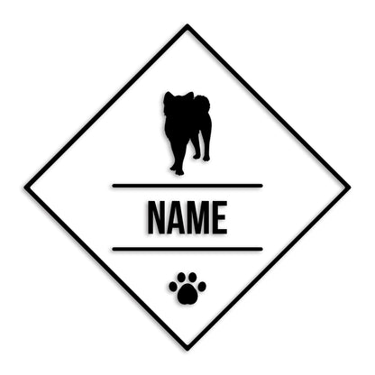 秋田犬 文字入れ可能 ペット 犬 カッティング ステッカー (st-147-127)