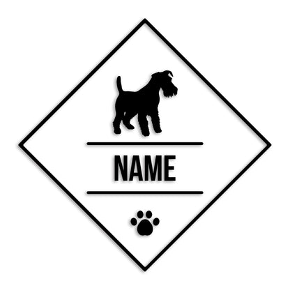 ウェルシュテリア 文字入れ可能 ペット 犬 カッティング ステッカー (st-147-13)